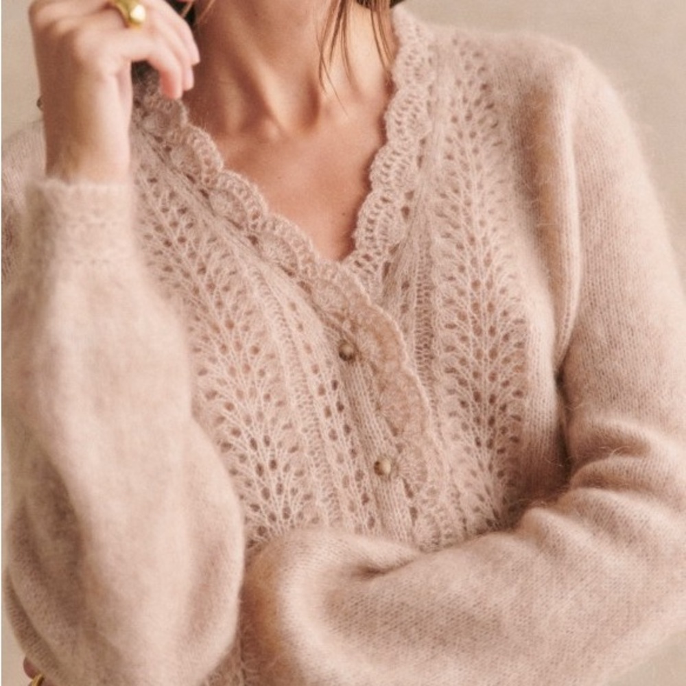 NWT Sezane Angelie Cardigan